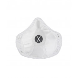 Vêtement de travail Masque à usage unique P2 avec soupape d’expiration (1013206) Honeywell SuperOne 3206 personnalisable