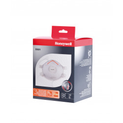 Masque à usage unique P3 avec soupape d’expiration - blister (PSS 1030340) Honeywell Premium 5321 PSS 5PCS