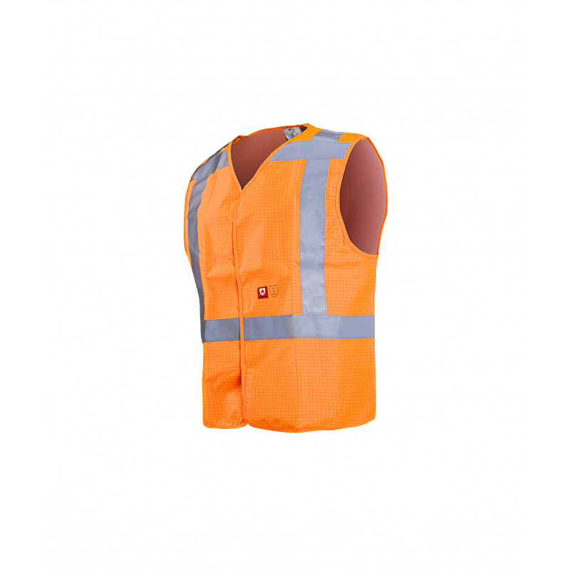 Vêtement de travail Gilet haute visibilité ignifugé et antistatique Raufar (308A) personnalisable