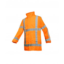 Vêtement de travail Veste de pluie haute visibilité Boorne (350A) personnalisable