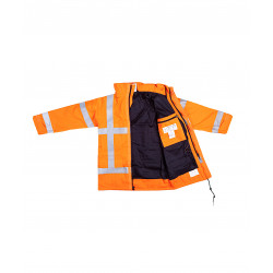 Vêtement de travail Veste de pluie haute visibilité, ignifugée et antistatique Cravatel (3646) personnalisable