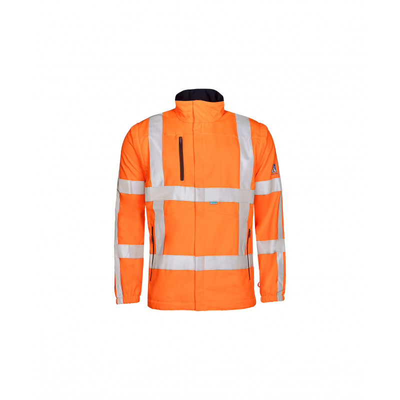 Vêtement de travail Softshell haute visibilité avec manches détachables Alphen (498A) personnalisable