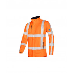 Vêtement de travail Softshell haute visibilité avec manches détachables Alphen (498A) personnalisable