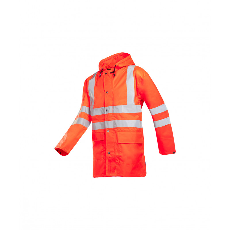 Vêtement de travail Veste de pluie haute visibilité Monoray (198A) personnalisable