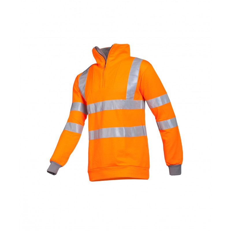Vêtement de travail Sweat shirt haute visibilité Bindal (284A) personnalisable