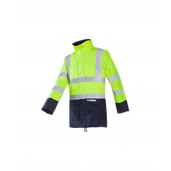 Vêtement de travail Parka étanche haute visibilité, ignifugé et antistatique Marex (9464)  personnalisable