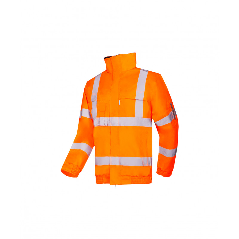 Vêtement de travail Blouson d'hiver haute visibilité Hobson (404A) personnalisable
