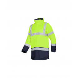 Vêtement de travail Parka de pluie d'hiver haute visibilité Lightflash (313A) personnalisable