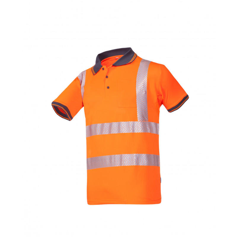 Vêtement de travail Polo haute visibilité Rotto (3882) personnalisable