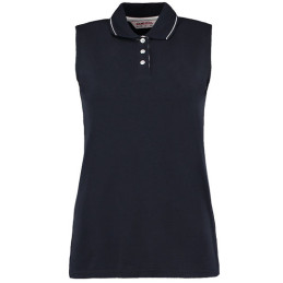 Femme  Classic Fit Proactive Mancheless Polo