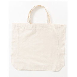 Coton bag with sidefold