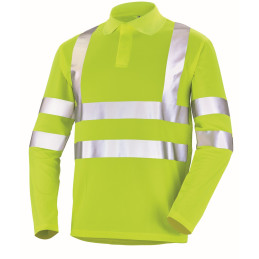 POLO MANCHES LONGUES FLUO BASE 2