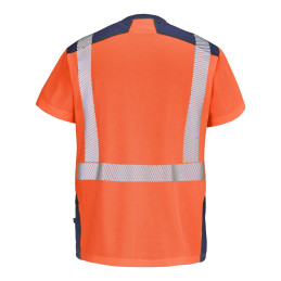 Vêtement de travail T-SHIRT MANCHES COURTES FLUO SAFE XP GHARBI personnalisable