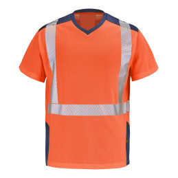Vêtement de travail T-SHIRT MANCHES COURTES FLUO SAFE XP GHARBI personnalisable