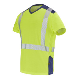 Vêtement de travail T-SHIRT MANCHES COURTES FLUO SAFE XP GHARBI personnalisable