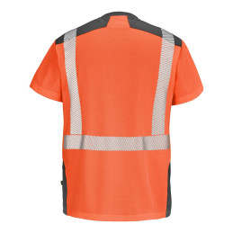 Vêtement de travail T-SHIRT MANCHES COURTES FLUO SAFE XP GHARBI personnalisable
