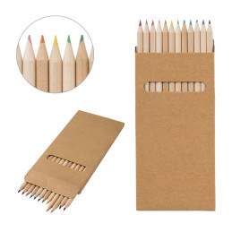 CROCO. Boîte avec 12 crayons de couleur