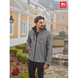 THC ZAGREB. Softshell pour homme, avec capuche amovible