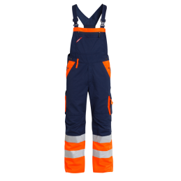 Vêtement de travail Cotte à bretelles Safety EN ISO 20471 personnalisable