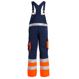 Vêtement de travail Cotte à bretelles Safety EN ISO 20471 personnalisable