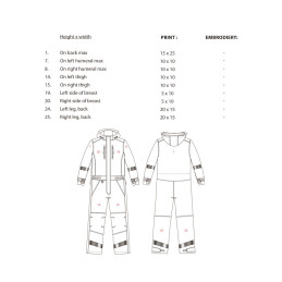 Vêtement de travail Combinaison d’hiver Standard personnalisable