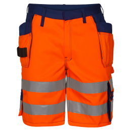 Vêtement de travail Short Safety EN ISO 20471 avec poches pendantes personnalisable