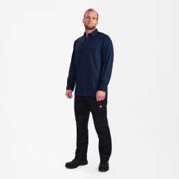 Vêtement de travail Chemise homme coton Standard à manches longues personnalisable