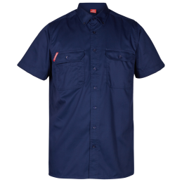 Vêtement de travail Chemise homme coton Standard à manches courtes personnalisable