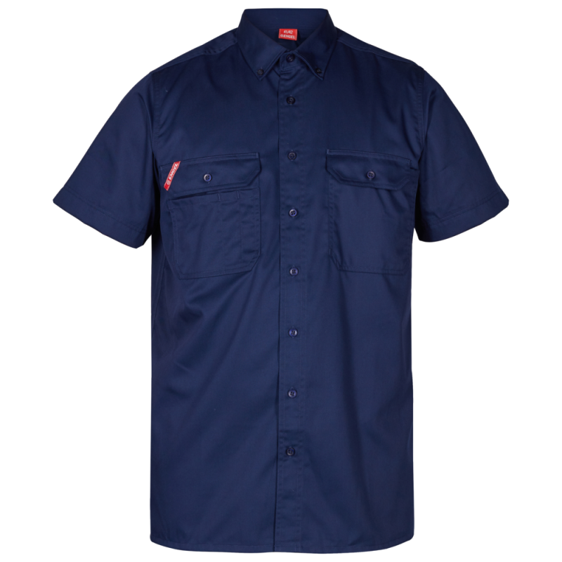 Vêtement de travail Chemise homme coton Standard à manches courtes personnalisable