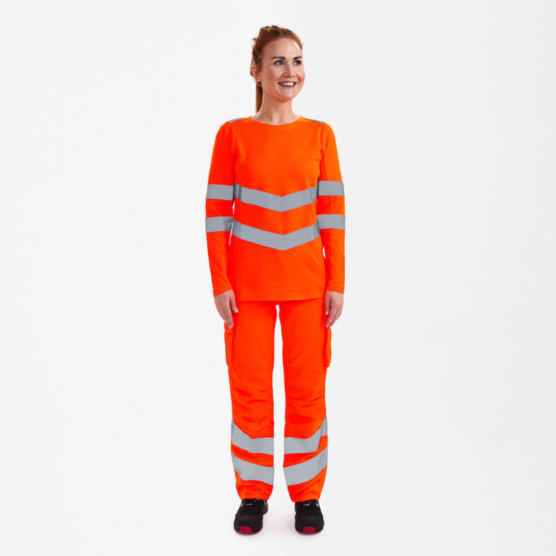 Vêtement de travail T-shirt à manches longues pour femmes Safety personnalisable