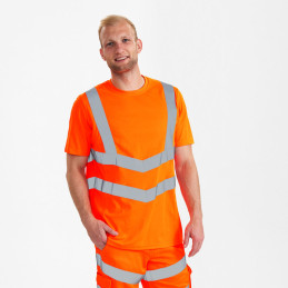 Vêtement de travail T-shirt à manches courtes Safety personnalisable