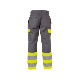 Vêtement de travail Pantalon multinormes haute visibilité avec poches genoux DASSY® Lenox personnalisable