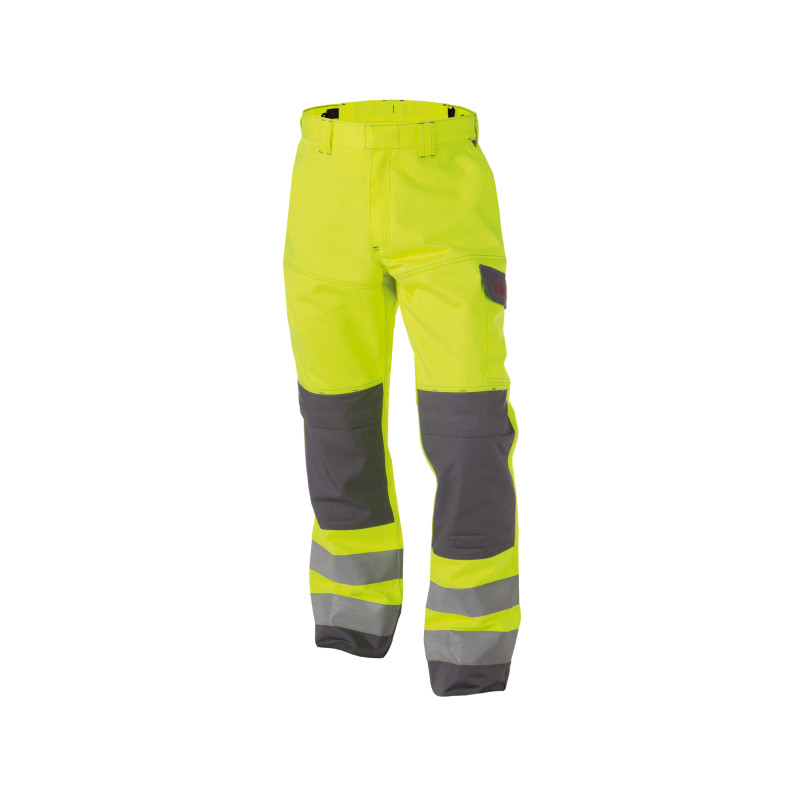 Vêtement de travail Pantalon multinormes haute visibilité avec poches genoux DASSY® Manchester personnalisable