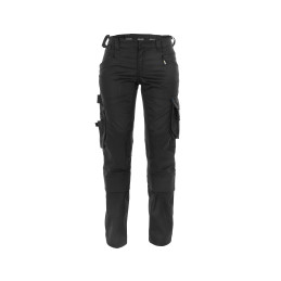 Pantalon de travail avec stretch et poches genoux pour femmes DASSY® Dynax Femme