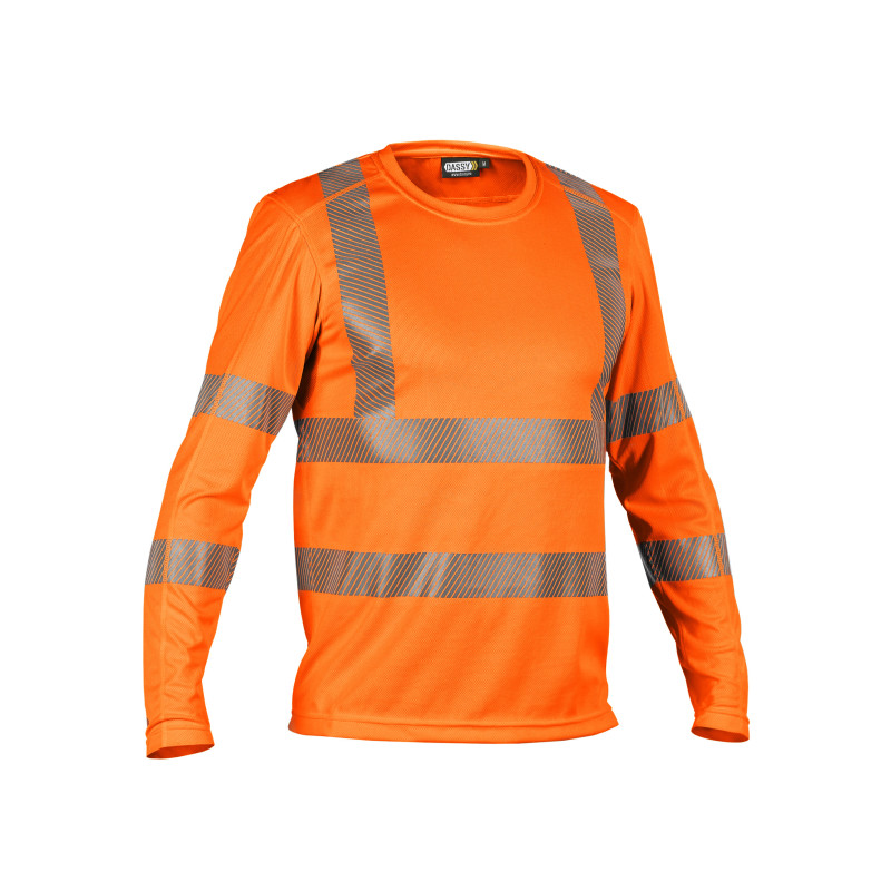 Vêtement de travail T-shirt haute visibilité UV manches longues DASSY® Carterville personnalisable