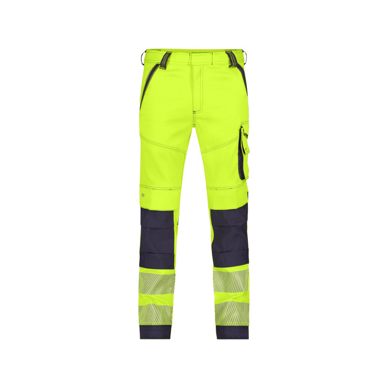 Vêtement de travail Pantalon stretch à haute visibilité  avec poches genoux DASSY® Aruba DASSY HIVIS FULL FLEX personnalisable