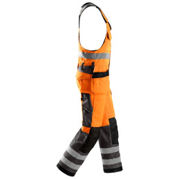 Vêtement de travail Salopette haute visibilité avec poches holster, Classe 2 personnalisable