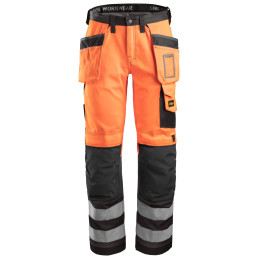 Pantalon haute visibilité avec poches holster, Classe 2