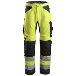 Vêtement de travail AllroundWork, Pantalon+ haute visibilité, Classe 2 personnalisable