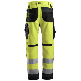 Vêtement de travail AllroundWork, Pantalon+ haute visibilité, Classe 2 personnalisable