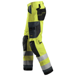Vêtement de travail AllroundWork, Pantalon+ haute visibilité, Classe 2 personnalisable