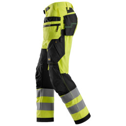 Vêtement de travail FlexiWork, Pantalon haute visibilité avec poches holster, Classe 2 personnalisable