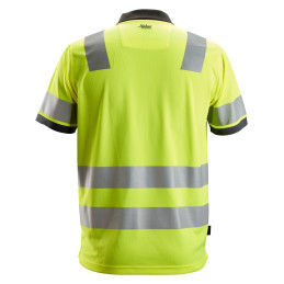 Vêtement de travail AllroundWork, Polo haute visibilité, Classe 2 personnalisable