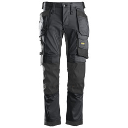 Vêtement de travail Pantalon en tissu extensible avec poches holster, AllroundWork personnalisable