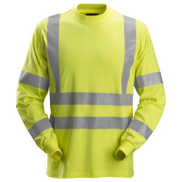 Vêtement de travail ProtecWork, T-shirt à manches longues, haute-visibilité, Classe 3 personnalisable