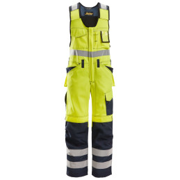 Vêtement de travail Salopette haute visibilité avec poches holster, Classe 2 personnalisable