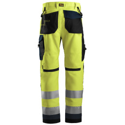 Vêtement de travail AllroundWork, Pantalon+ haute visibilité, Classe 2 personnalisable