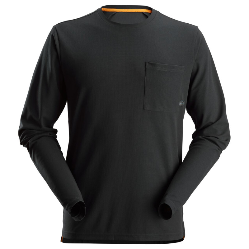 Vêtement de travail AllroundWork, T-shirt à manches longues 37.5® personnalisable