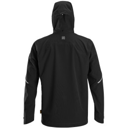 FlexiWork, Veste Soft Shell imperméable avec capuche Snickers personnalisable 100% Suisse