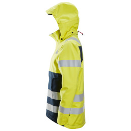 Vêtement de travail ProtecWork, Veste Shell imperméable, haute visibilité, Classe 3 personnalisable